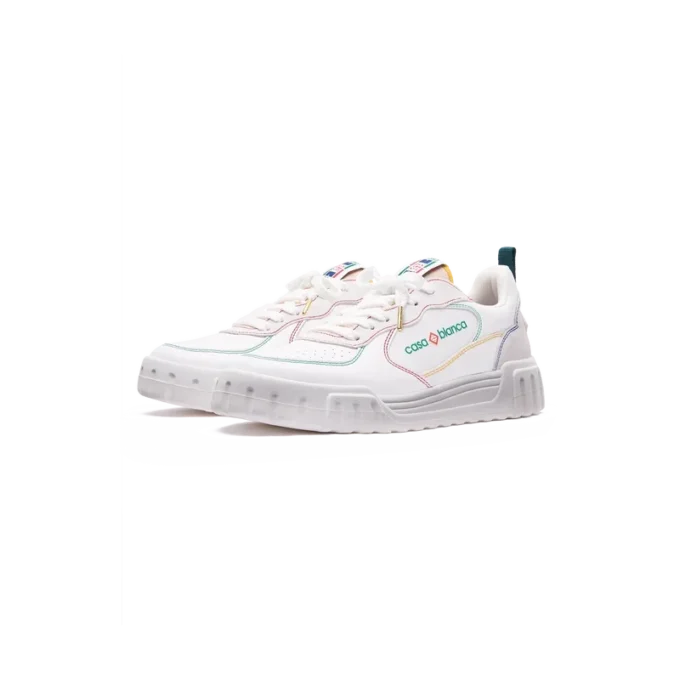 Zapatillas Court para mujer en blanco y multicolor