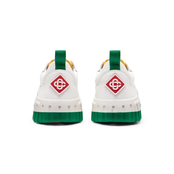 Zapatillas Court para mujer en blanco y verde