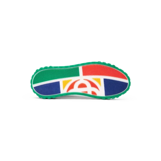 Zapatillas Court para mujer en naranja y blanco