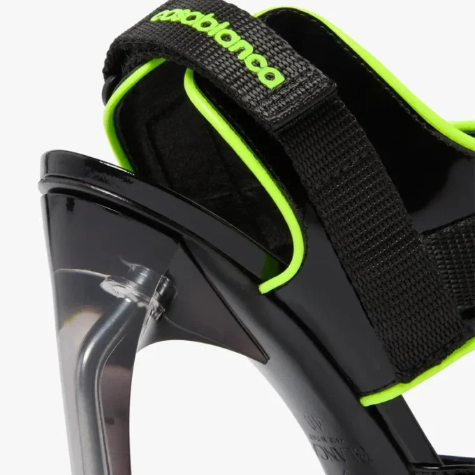 Zapatos de tacón Raver de cuero negro